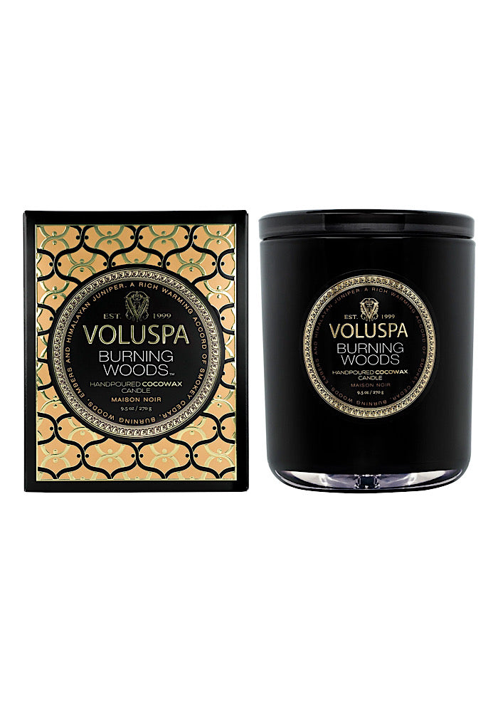 VOLUSPA Classic Candle Burning Woods