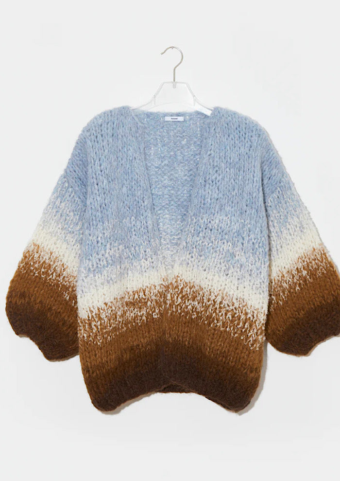 MAIAMI Alpaca Ombre Big Cardigan