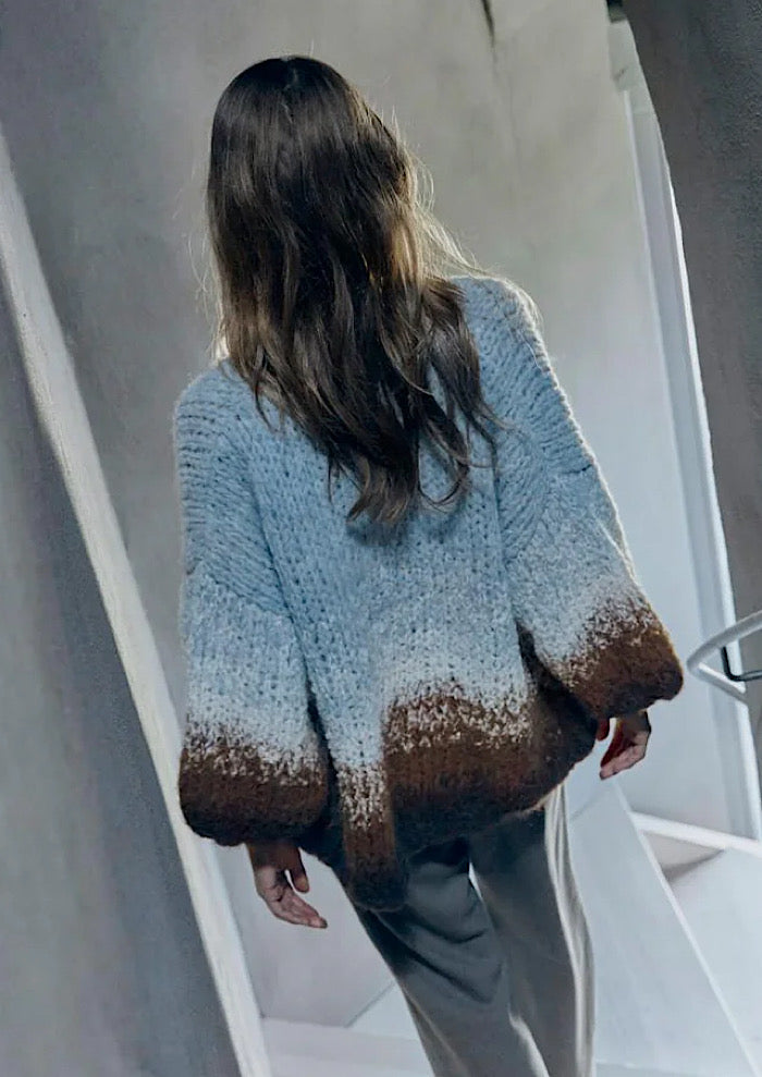 MAIAMI Alpaca Ombre Big Cardigan