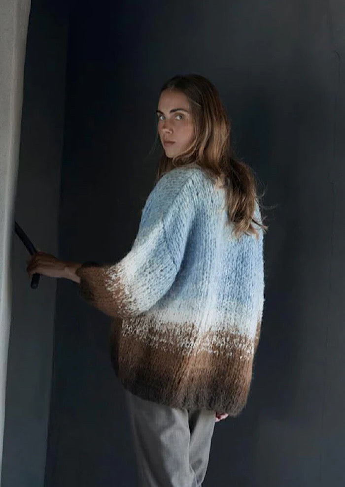 MAIAMI Alpaca Ombre Big Cardigan