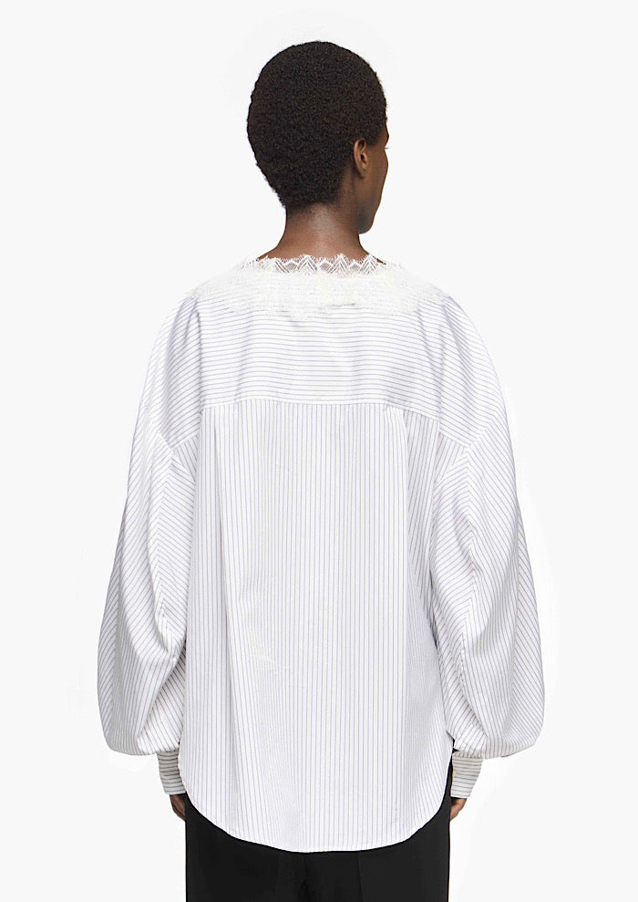 JW ANDERSON Lace Trim Shirt