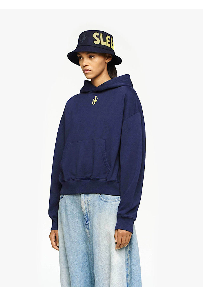 JW ANDERSON Cropped Anchor Hoodie