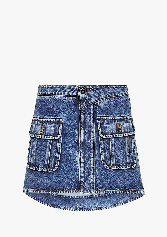 JW ANDERSON Patch Pocket  Denim Skirt