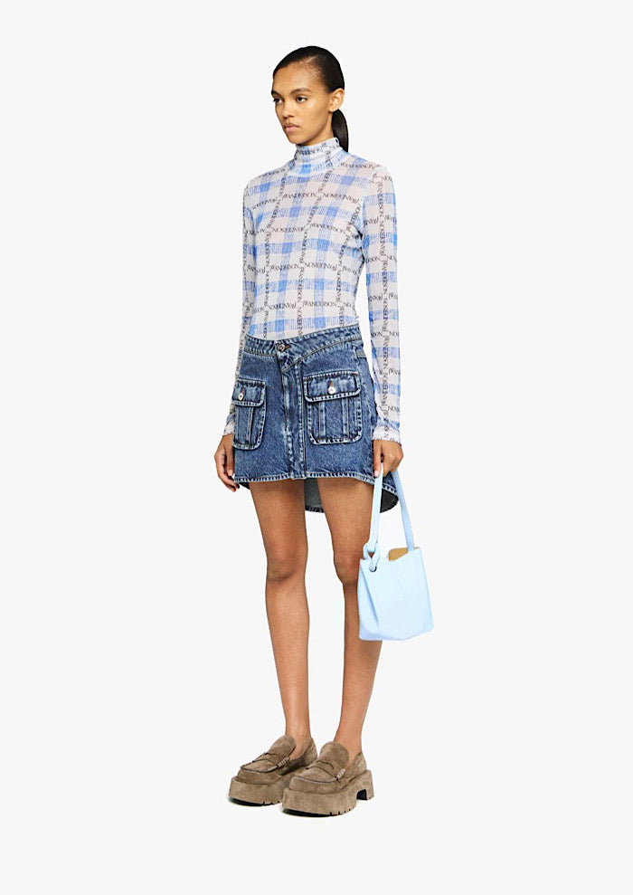 JW ANDERSON Patch Pocket  Denim Skirt