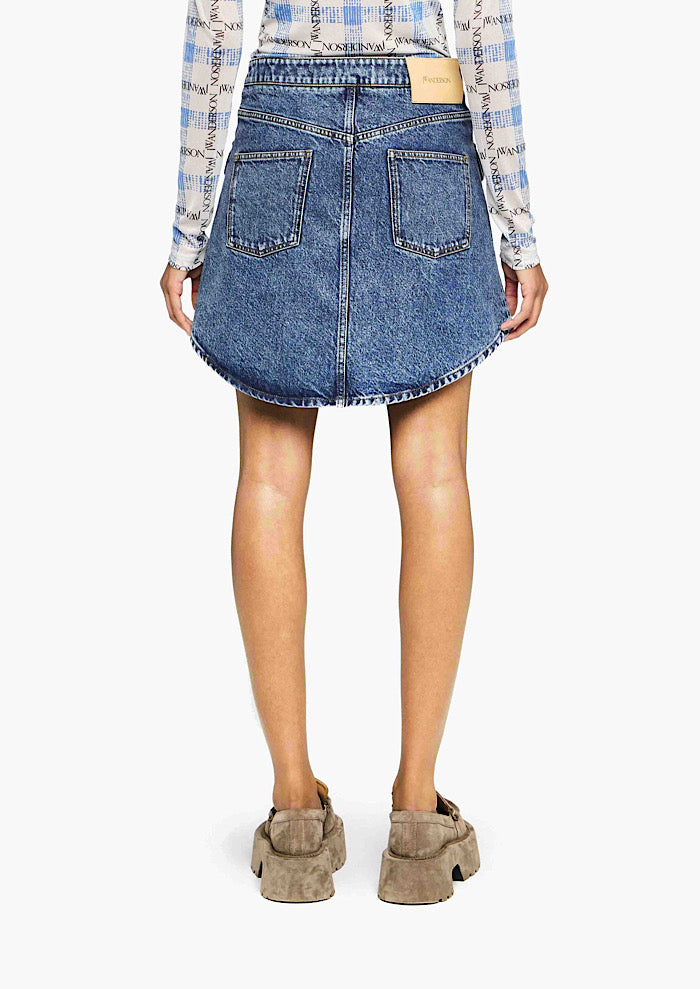 JW ANDERSON Patch Pocket  Denim Skirt