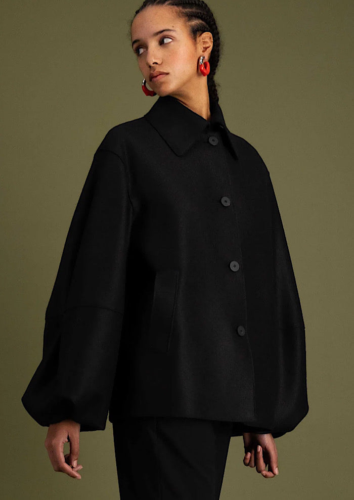 HARRIS WHARF Puff Sleeved Jacket