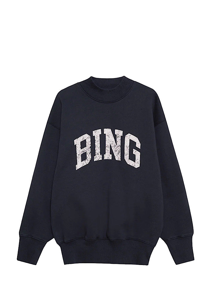 ANINE BING Bradie Sweatshirt Bing Navy